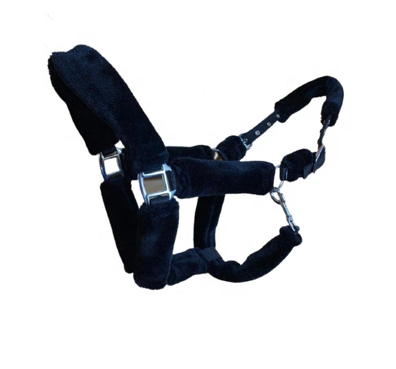 Equestrian Showing Jumping Faux Fur Padded Halter