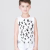 Experience Factory Produce Children Clothing Boys Sleeveless Summer Vest or summer Boys Vest with o neck
