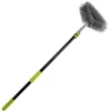 Extenclean cleaning kit window duster with aluminum long telescopic pole handle