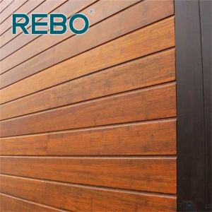 Exterior Bamboo Slat Composite Wood Cladding Board