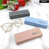 Eyeglasses case frame myopia eyeglasses magnet manual men and women simple small pressure resistant storage box