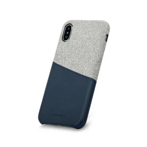 Fabric + PU Leather With Card Slot mobile phone shell shockproof case for iphone XR XS XS MAX phone cover