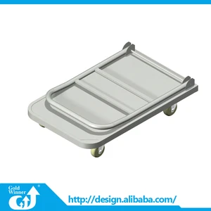 Factory custom multi function material handling steel material hand push tool cart