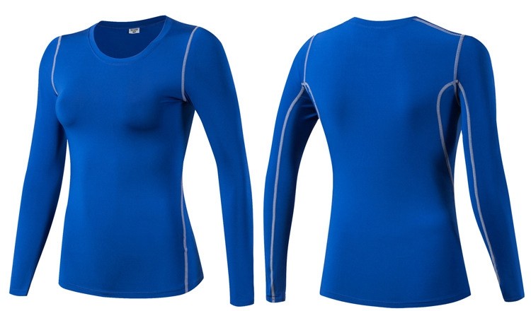 Factory Customization Women Fitness Long Sleeve Yoga Wear Multicolor Optional Yoga T Shirt