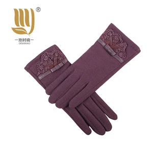 Factory Customize Fashion Gloves  Girls Five Colour