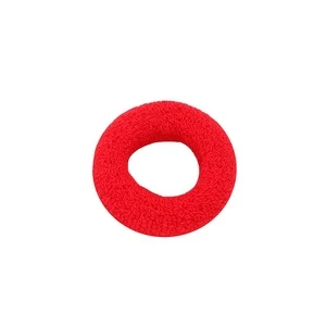 Factory Direct 12pcs/bag seamless high elastic Hairband large bold towel ring hair rope solid color towel Hairband