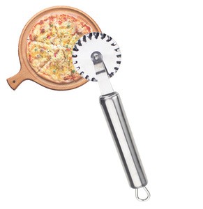 Factory Direct 430 Stainless Steel Lace Wheel Pizza Cutter Slicer Pastry Knife Kitchen Accessories