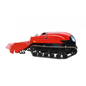 Factory direct sale rotary tiller machine crawler track rotary cultivator