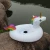 Factory Inflatable toys PVC swimming seat swan shaped infant bath float ring for baby Unicorn children&#39;s boat