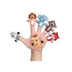 Factory Making Custom Zoo Animal Plastic Finger Puppet