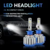 Factory price Car Light 40W Accessories Aluminum T1 h1 9006 12v led headlights car 6000lm cree led chip bulb for automobile