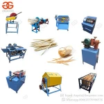 Factory Price Raw Material Bamboo Tooth Picker Processing Line Equipment BBQ Incense Stick Making Machine To Make Toothpicks