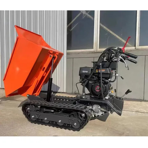 Buy Factory Price Self Loading Mini Dumper Crawler 500kg Crawler Dumper ...