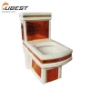Factory professional production orange toto one piece floor mounted toilet bowl with low price