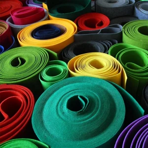 Factory supply customized industrial Industry needle punched non woven fabric rolls colored polyester felt