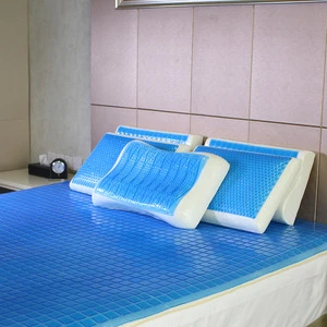 Factory temperature reduced summer use cooling gel bed topper mattress