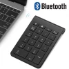 Factory Wholesale 22 Keys Mini USB BT Wireless Number Pad Keypad Keyboard for Laptops