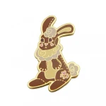 Factory wholesale hot sale cute rabbit clothes accessories metal badges Custom design enamel Lapel Pin