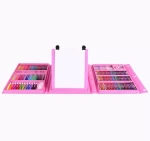 Fashion 176Pcs Creative Painting Graffiti Paint Brush Set Children Daily Entertainment Toy Art Sets with Easel Gift