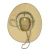 Import Fashion brand khaki sombrero cocked hat mesh cowboy hats with string and braid from China