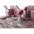Import Fashion Dresser Pink  Dressing Table for Children Princess Dresser Table with Fashion &amp; Makeup Accessories for Girl from China