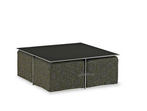 Fashion l coffee table with stools