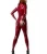 Import Fashion women 2015 Red sexy latex bodysuit with zipper at centre back to the crotch rubber shiny straitjacket plus size Hot sale from China