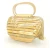 Import Fashion Womenpopular lady top handle 100% raw bamboo material bag handmade handbag tote beach bag from China