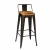 Import faux leather armless steel stool metal stool metal chair design metal chairs manufacturing industrial restaurant school from China