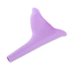 Female Lady Portable Outdoor Travel Soft Silicone Urination Funnel Urinal Device