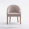 FIRST TOUCH Modern Wooden Restaurant Round Dining Chair