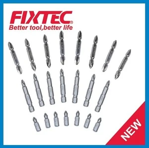 FIXTEC Power Tool Accessories S2 Industria steel, Nickel Plated, with Magnetic PH2 Screwdriver Bits 50mm