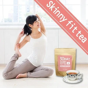 Flat tummy tea slimming detox slim diet weight loss health drink with green tea for fit skinny made in Japan oem private label