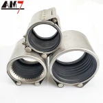 Flex Type 304 stainless steel pipe fitting leak repair clamp adjustable size pipe repair clamp