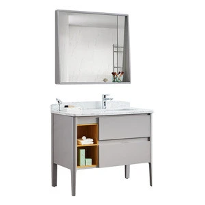 Floor Wood Bathroom Cabinet White Vanity Set Paint Easy To Assemble Install Antique European Vanity Bathroom Furniture