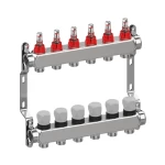 flowmeter stainless steel manifold under floor water heating system underfloor heating system parts