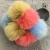 Import Fluffy and soft real fur Women slippers fur slides fur slippers from China