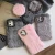 Import Fluffy bunny fur case bling diamond cover kawaii cute fur mirror phone case for 13 pro max from China