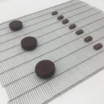 Food Processing Stainless Steel Wire Flat Chain Link Mesh Conveyor Belt