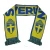 Import Football Hockey Basketball Fan Clubs Jacquard Customized Design Logo knitted scarf with custom team name from China