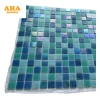 Foshan Factory Wholesale High Quality Rainbow Color Swimming Pool Tiles Iridescent Glass Mosaic Tile