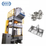 Four column double action deep drawing metal processing hydraulic press