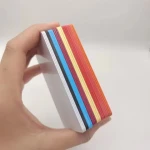 Free Sample Custom Color PVC Card Color Border Plastic Card Inlay Sheet