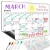 fridge magnet wall organizer pad magnetic chore chart for kids chalkboard