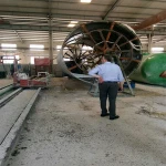 FRP Glass fiber reinforced plastic vertical storage tanks winding machinery