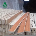 FSC Certificated flat Poplar bed slat LVL plywood furniture parts