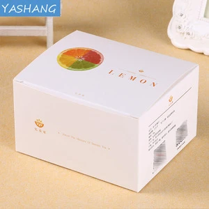 Full color 300 gsm white paper box made cheap folding carton medicine pill packaging