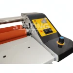 Fully Automatic Heating Temperature Control Speed Regulating Roller Leather Folding Machine Use Tape Pressing Machine