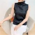 Import FXZ women sleeveless high collar pleated t-shirt solid color loose fashion tank top from China