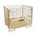 Import Galvanized iron storage cage custom 1150*970*750 wire basket with wheels from China
